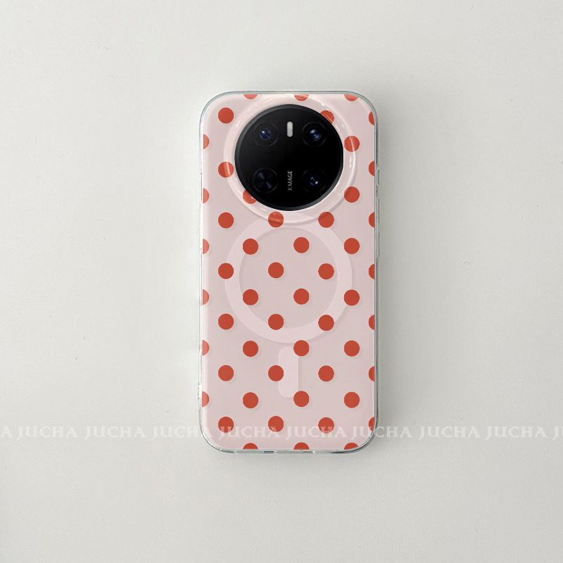 Applicable to Huawei mate mobile phone case anti-drop new matepro + silicone female all-inclusive dopamine polka dot