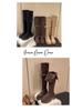 Stylish Two-Way Fold-Over Thick-Soled Women's Chunky-Heeled Knee-High Riding Boots for Autumn/Winter 2025.