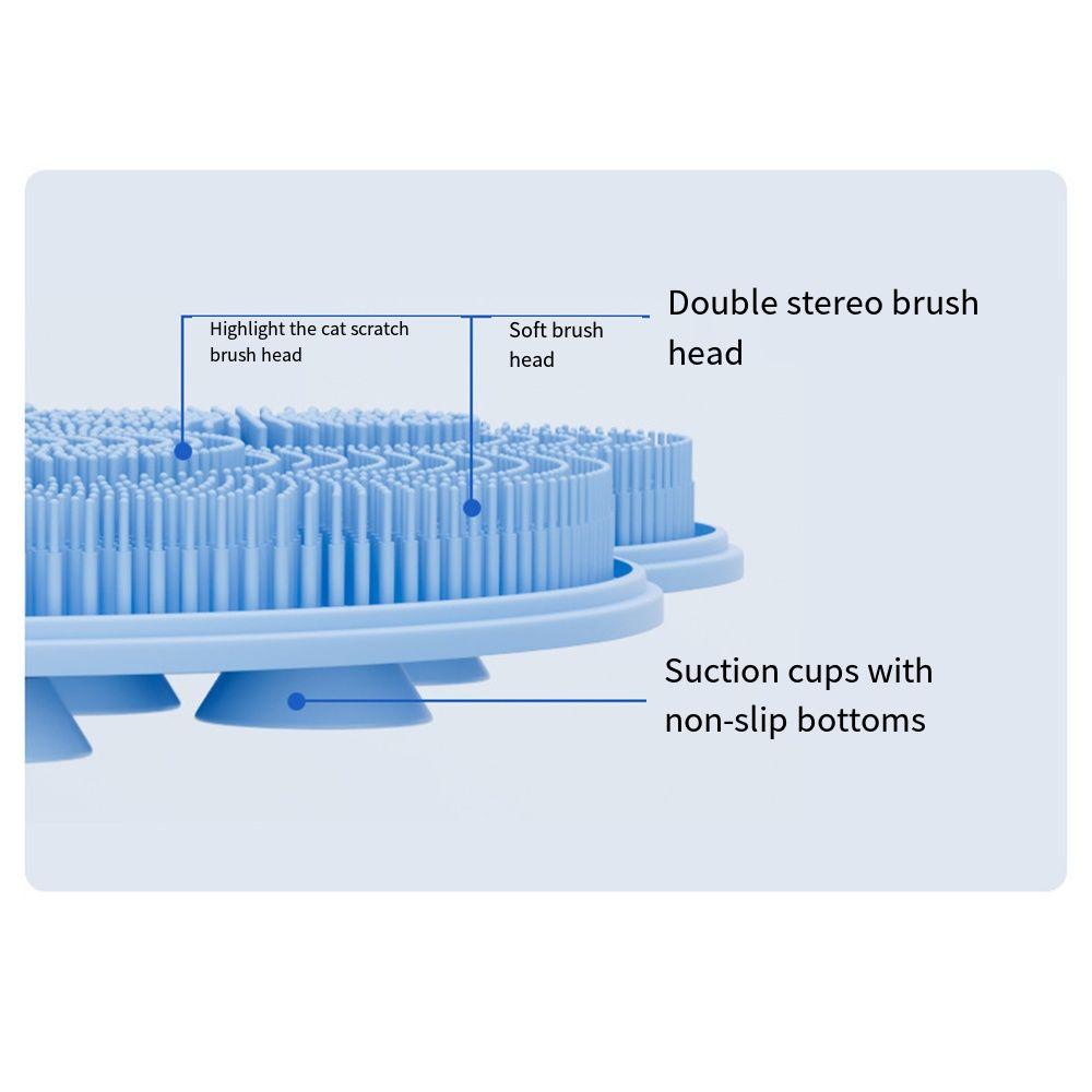 Эффективная очистка спины Массажная щетка для чистки настенный душ массажер коврик спа