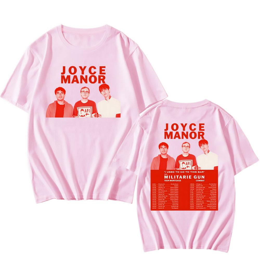 Я ХОДИЛ В ЭТОТ БАР JOYCE MANOR Футболки Streetwear Свободная хлопковая футболка с круглым вырезом Одежда с коротким рукавом Футболки с принтом