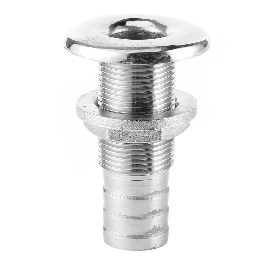 Thru Hull Fitting Yacht 34in Outlet 316 Stainless Steel Boat Water Drainage Fittings Plug