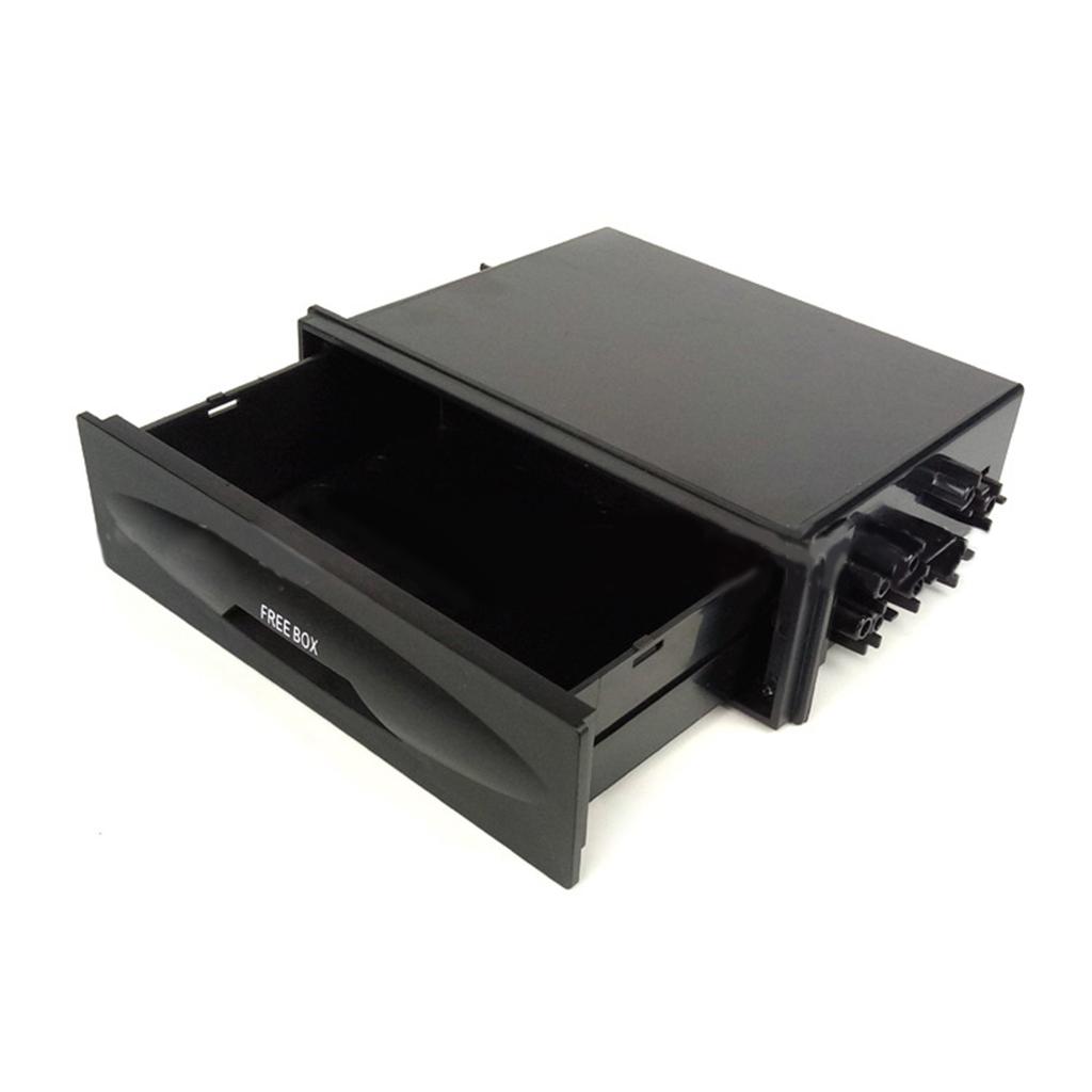 Карманный установочный комплект Черный для установок Single DIN Универсальный Автомобильный Одинарный 1 Din Приборная панель Радио Установочный Карманный Комплект