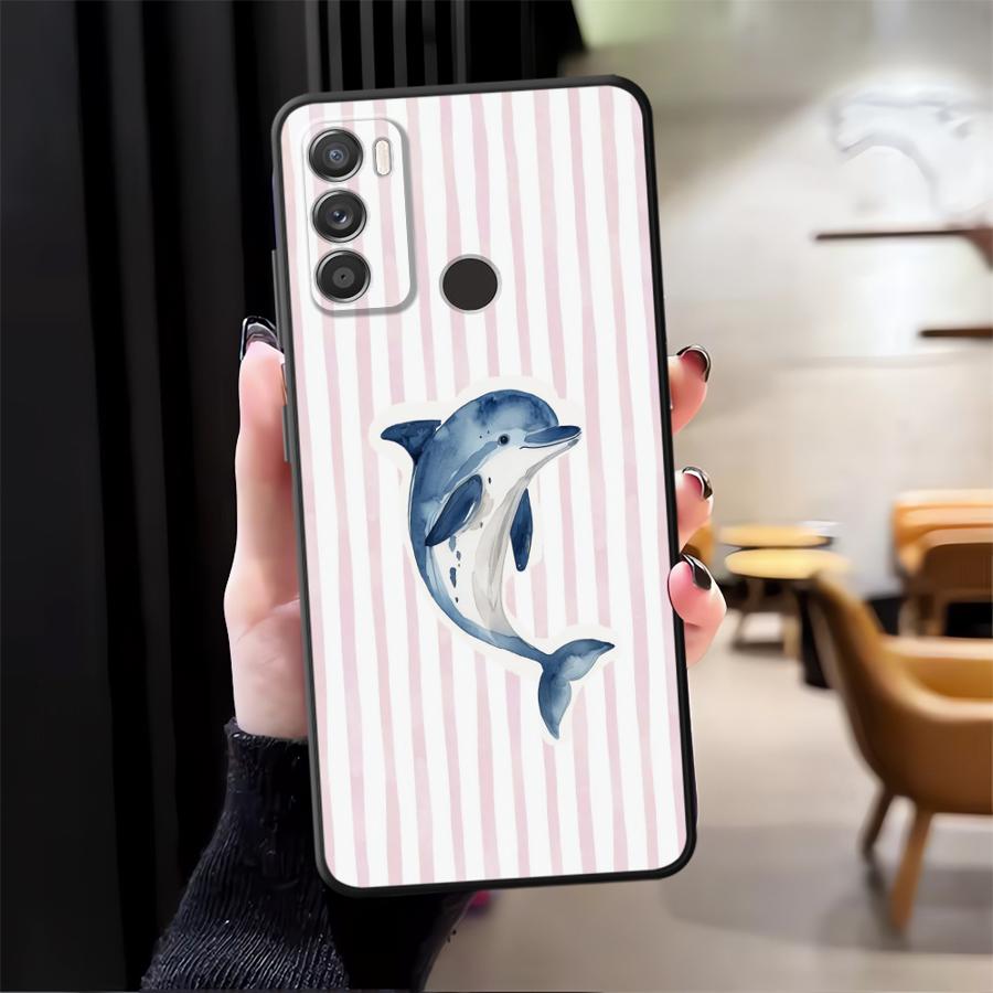 Чехол с морскими животными для Moto S30 Pro Edge 20 30 X30 Pro Мягкая задняя крышка телефона