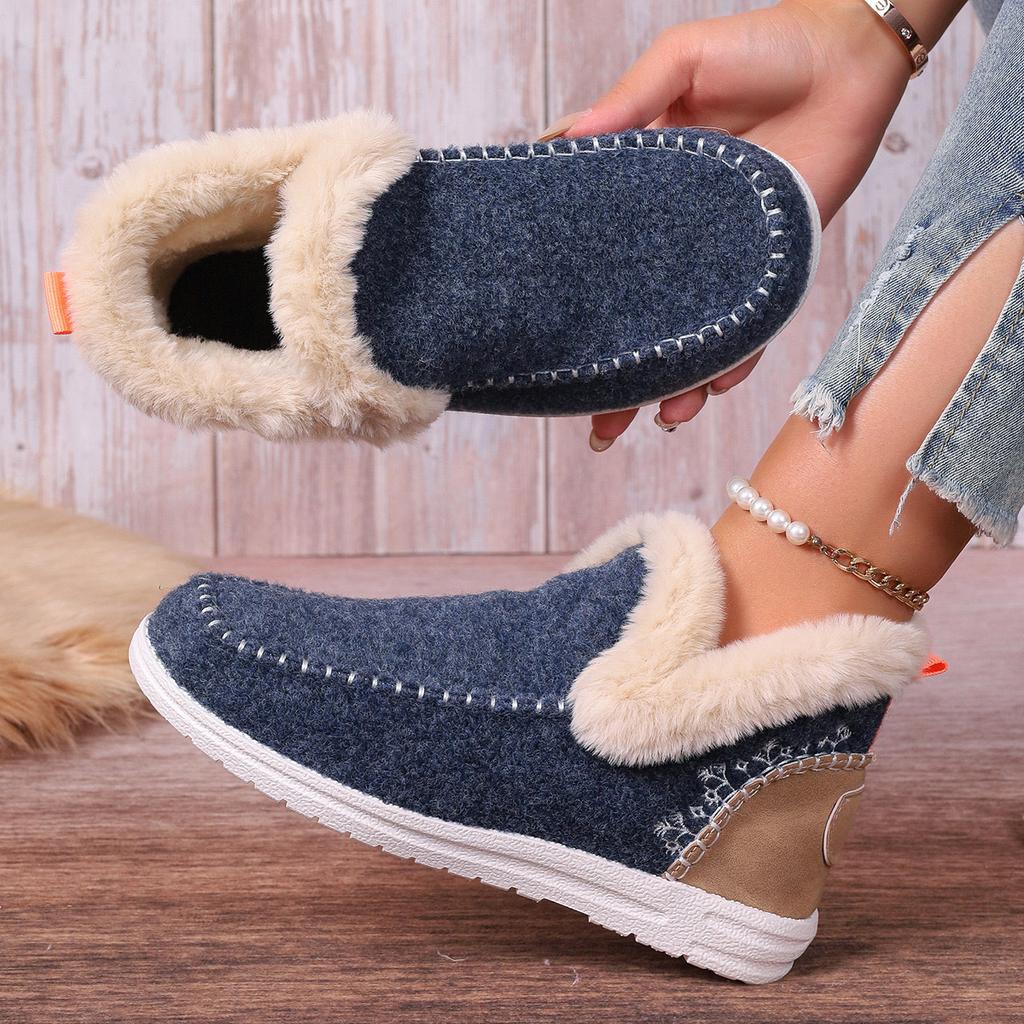 New Winter Warm Snow Boots Ladies Platform Shoes for Women Ankle Boots Luxury Designer Classic Women Fur Boot