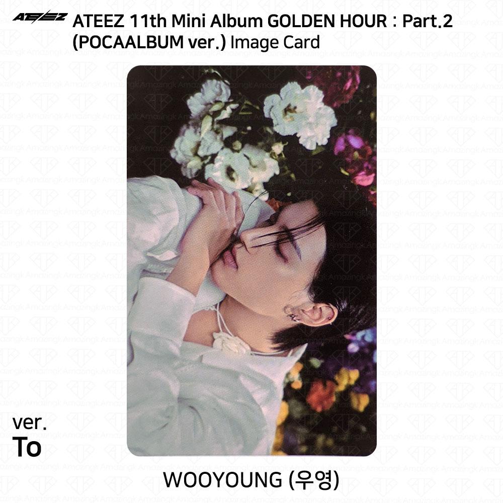 ATEEZ 11-й мини-альбом Golden Hour Часть 2 POCAALBUM Фотокарточка TO VER