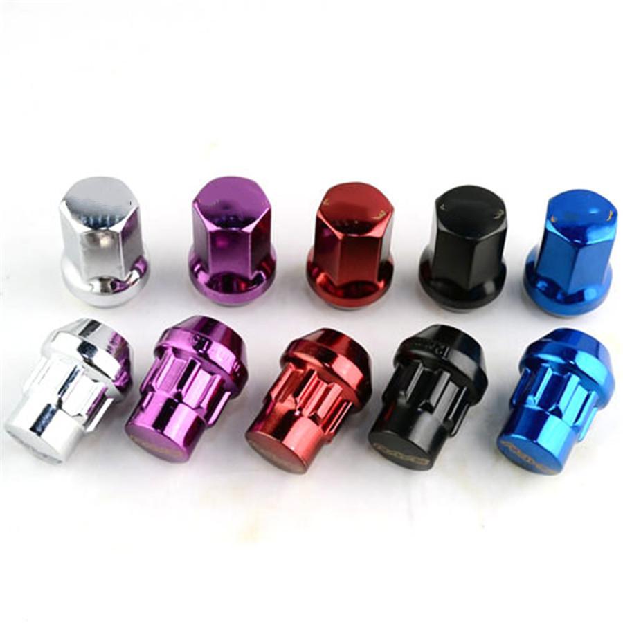 20 шт. Универсальные M12 X1.5 Модифицированные красные колесные болты для гоночного автомобиля Противоугонные гайки Sc