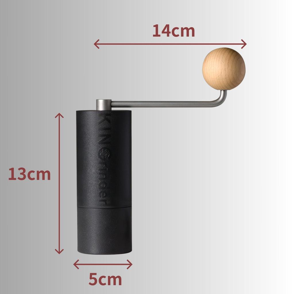 KINGrinder P0 Lightweight Hand Coffee Grinder with Conical Metal Blades for Superior Consistency, Ideal for Drip Coffee, 20g Capacity