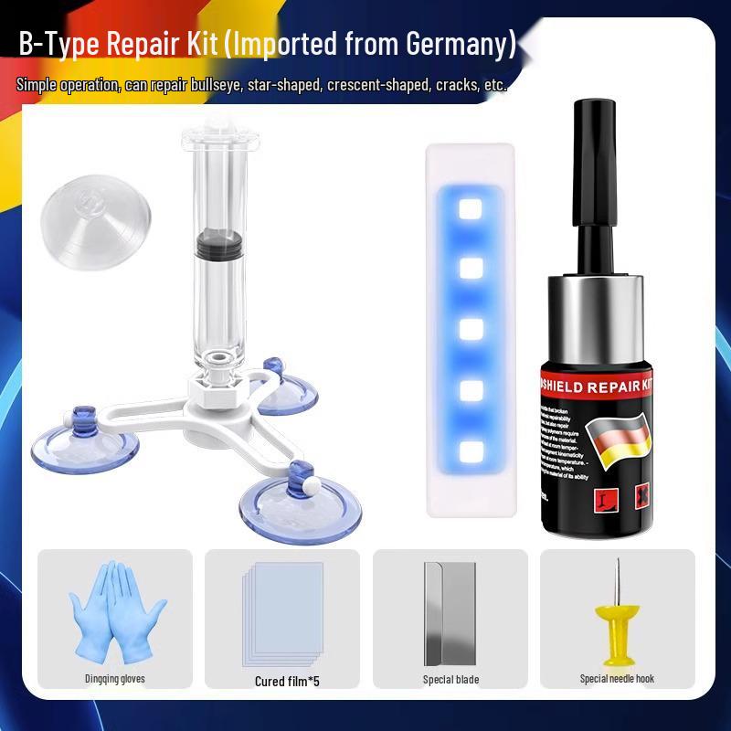 Жидкость для ремонта лобового стекла от трещин, сколов и царапин - Бесследный восстановитель повреждений