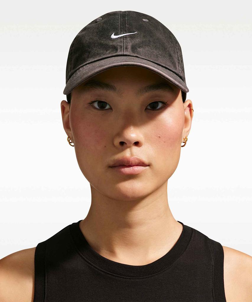 Nike Клубная джинсовая кепка без структуры - Антрацит:Белый / Hf0383-060