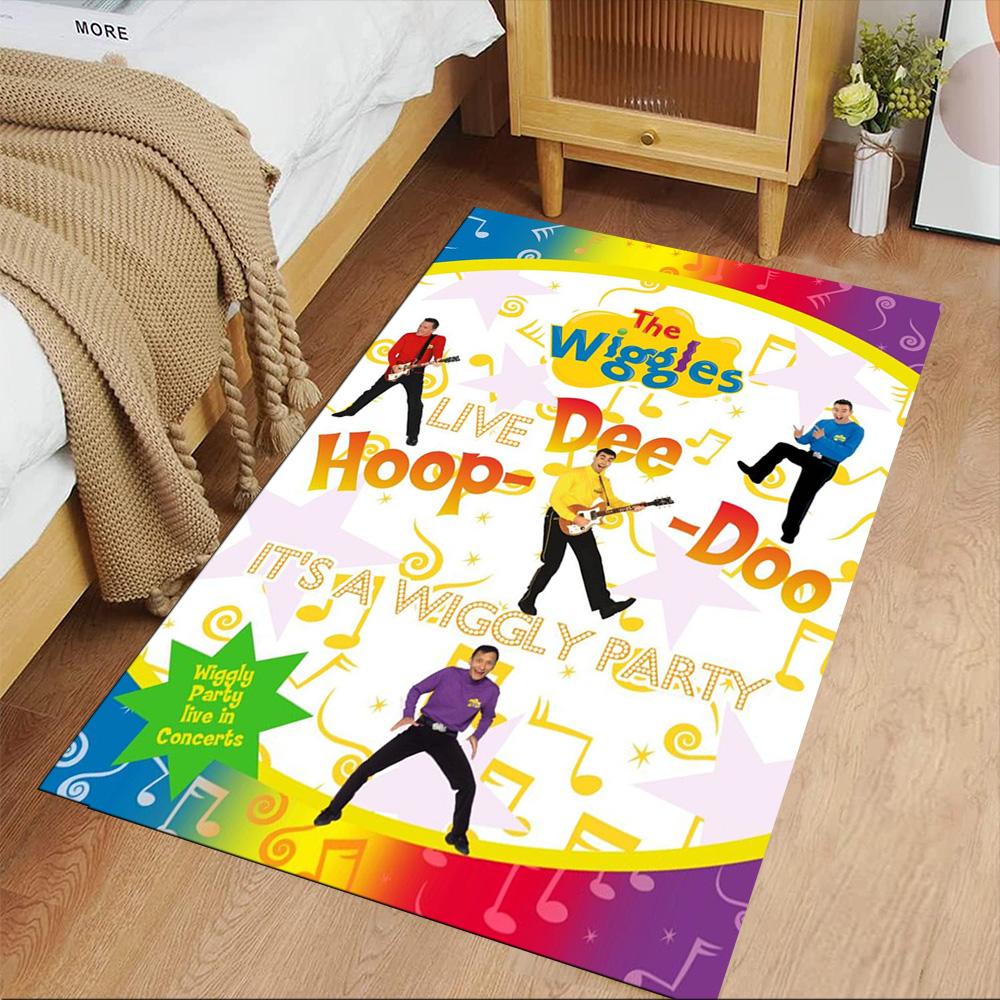 Wiggles Carpet Suitable for Playrooms Living Rooms Foyer Bedrooms Anti-slip Rug Anime Office Decor Best for Christmas