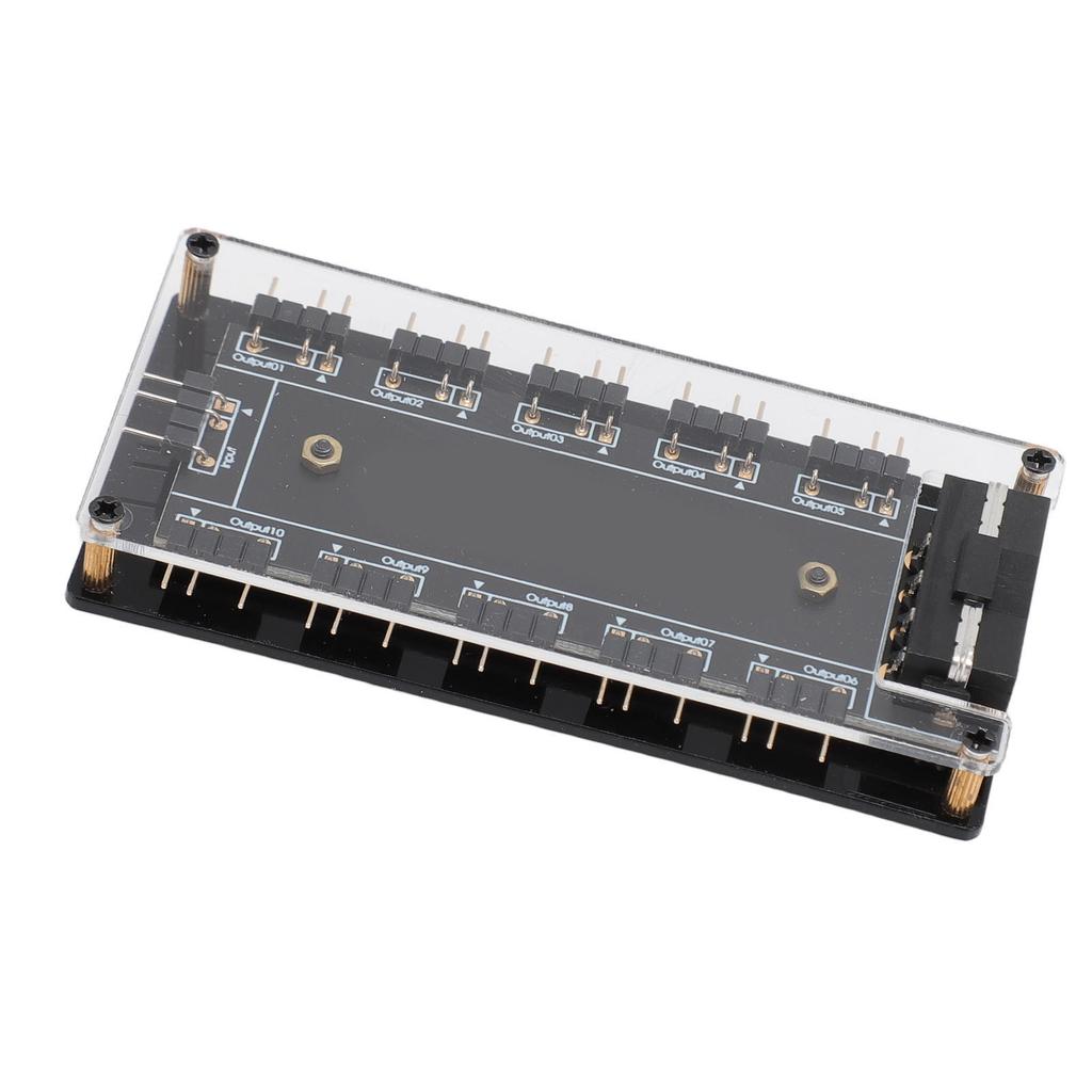 5 В 3-контактный ARGB RGB светодиодный разветвитель-концентратор с акриловым корпусом мощный 4D блок питания универсальный для большинства