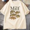 Unisex I Love Fish TShirt Funny Vintage Meme Fish T Shirt Casual Short Sleeve Round Neck Unisex Tee Cotton Loose Male Clothes Tops