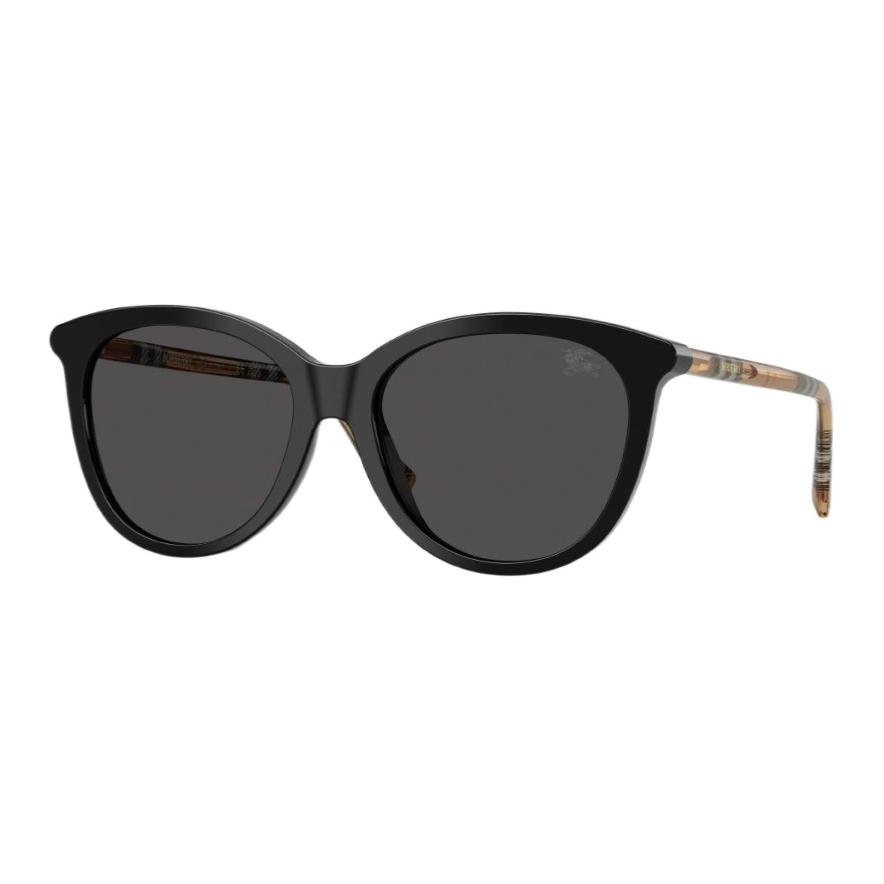 Burberry Original Design Acetate Irregular Sunglasses Women's Black