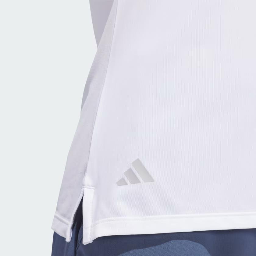 adidas Ultimate365 Solid короткий рукав поло рубашка женские топы белый IP4216