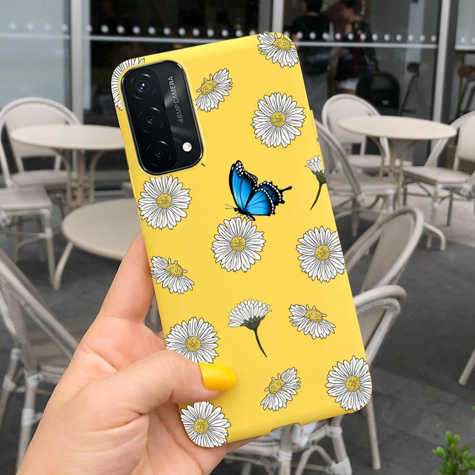 For Oppo A74 4G Case CHP2219 New Fashion Soft Silicone Phone Back Cover For Oppo A74 5G OppoA74 A 74 Cases Fundas Cartoon Bumper