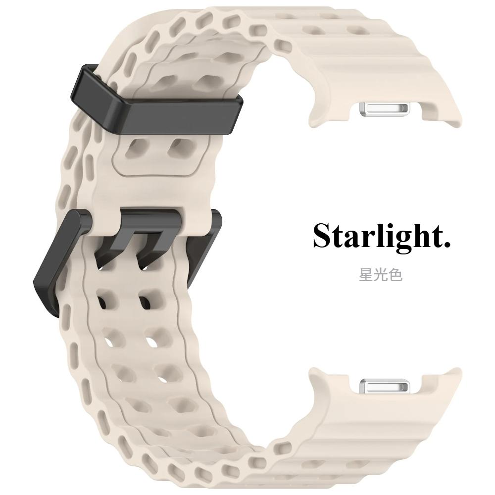 Marine Band For Samsung Galaxy Watch 8 Classic 46mm Sports Silicone Strap For Galaxy Watch 8 40mm 44mm Watchband Bracelet Accessories