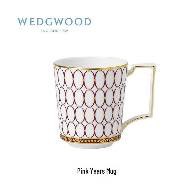 Wedgwood Gold Dust Gilded Red Mug