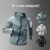 Men's Quick-Dry Windbreaker: Waterproof, Windproof, and Hooded Jacket for Spring and Autumn Running, Cycling, and Outdoor Sports.
