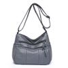 New Women's Bag Soft Leather Texture Messenger Bag Large Capacity Casual Shoulder Bag Simple Large Capacity Small Square Bag