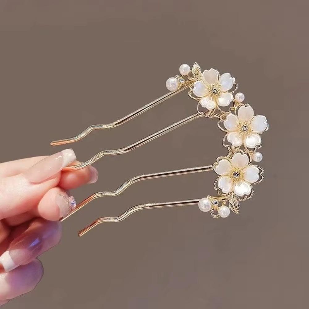 INS Wavy Hair Combs Forest Style Hair Accessories 2025 Hair Clasp