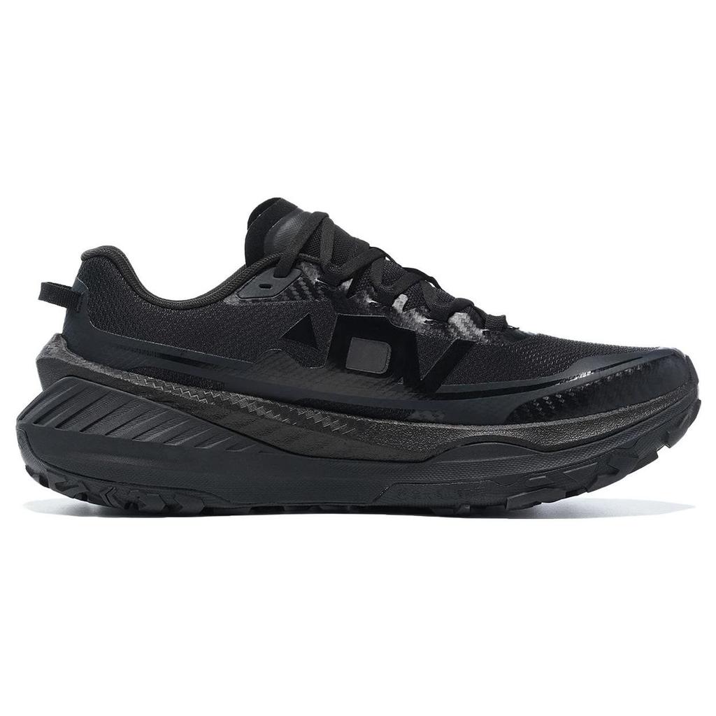 Li Ning Lu Comfortable Shock Absorption Wear Resistant Low Top Running Shoes Men Sneaker Black ARNT003-2