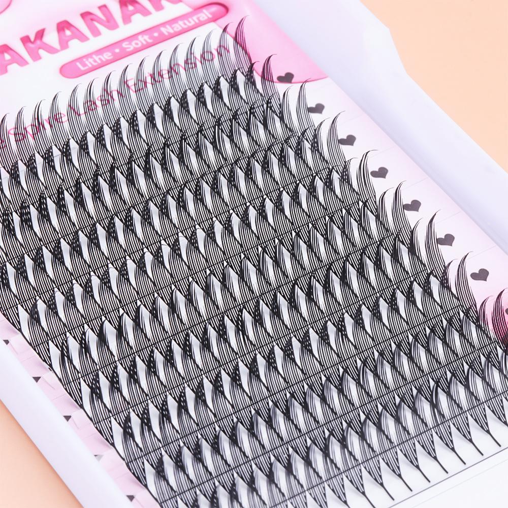 12 Rows False Eyelashes Comic Spire Mink Lashes Extensions Cluster Lashes Kit Eye Makeup Tools