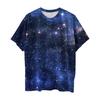 Summer New Galaxy Space Graphic 3D Print T-Shirts Men Women Short Sleeve Round Neck T Shirt Harajuku Y2K Tops Tees Man Clothing