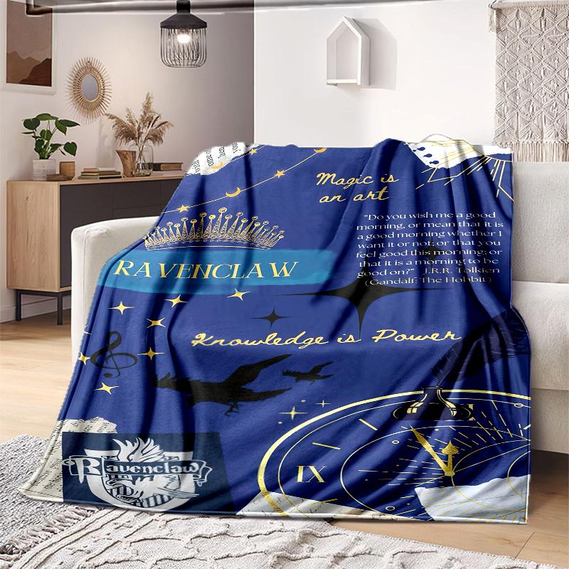 1PC Harry Potter blanket, all-season lightweight home office outdoor nap multifunctional blanket, Christmas gifts