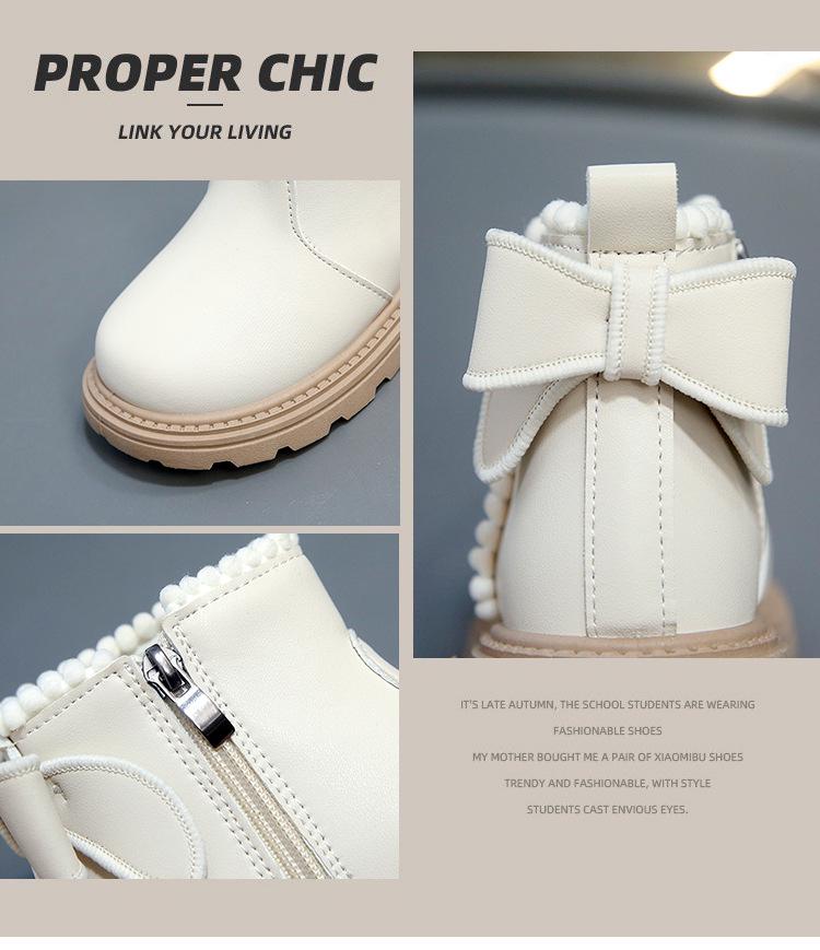 Модные мартинсы для девочек: Осень/Зима 2025 с Мягкой Подошвой и Вельветом, Дизайн Принцессы до Щиколотки.