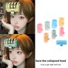 2Pcs Self-Adhesive Bangs Curlers Lazy Spiral Hair Bangs Roll Curler Plastic No Heat Air Diy Hair Curling Styling Tools