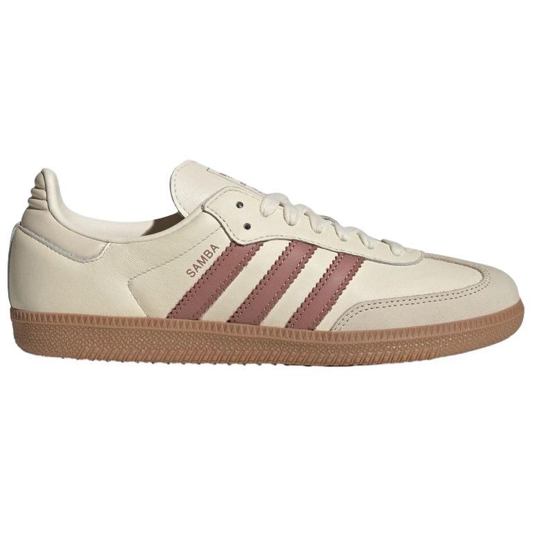 Adidas Samba OG Wonder White Warm Clay Мужские кроссовки Крем Крем-Белый JS1361
