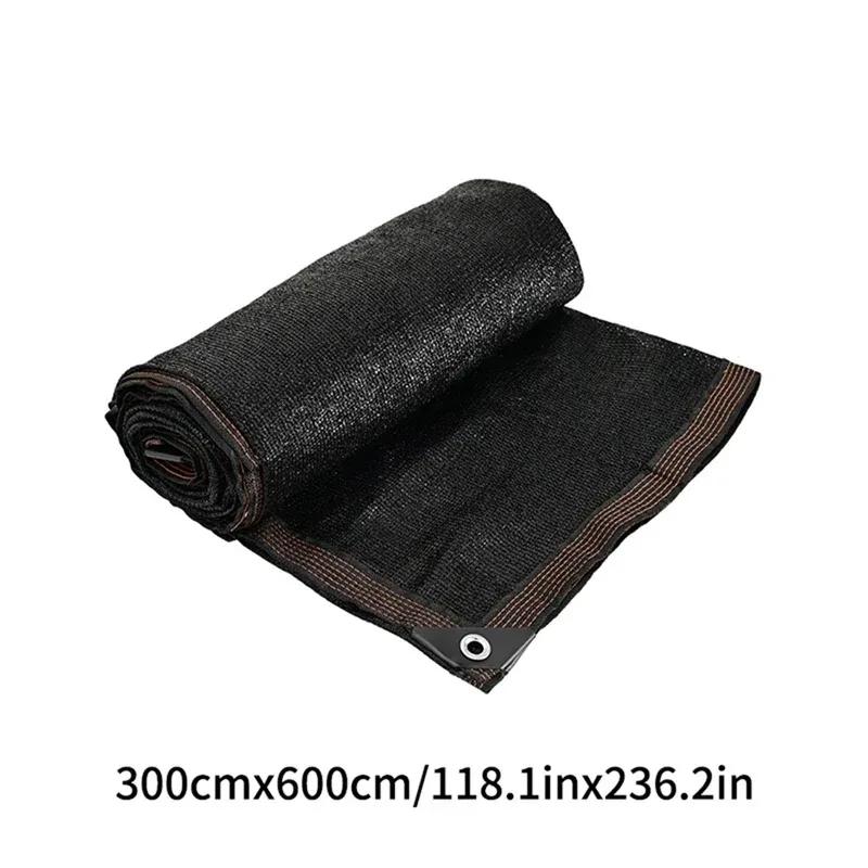 Sunshade Net, Sunscreen Net, Thickened Sunshade, Heat Insulation, Black, Household, Outdoor, Car, Sunshade Resistant