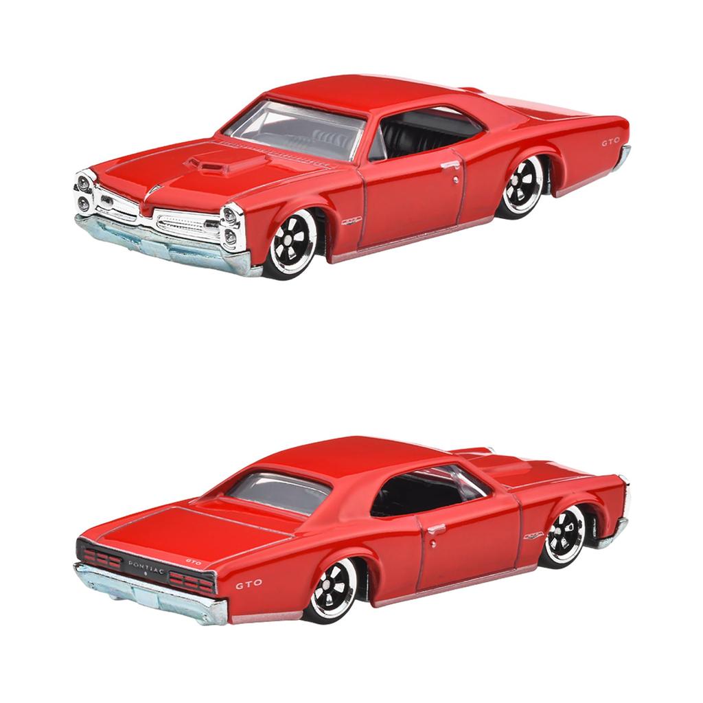 Hot Wheels Celebration Assortment Pontiac 100th Anniversary GRT01-986P Diecast Car 10-Pack Firebird GTO Bonneville Collector Box Multi-color