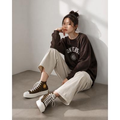 Кеды Chuck Taylor All Star Modern Lift на платформе, вельветовые, цвет Fresh Brew A07203c