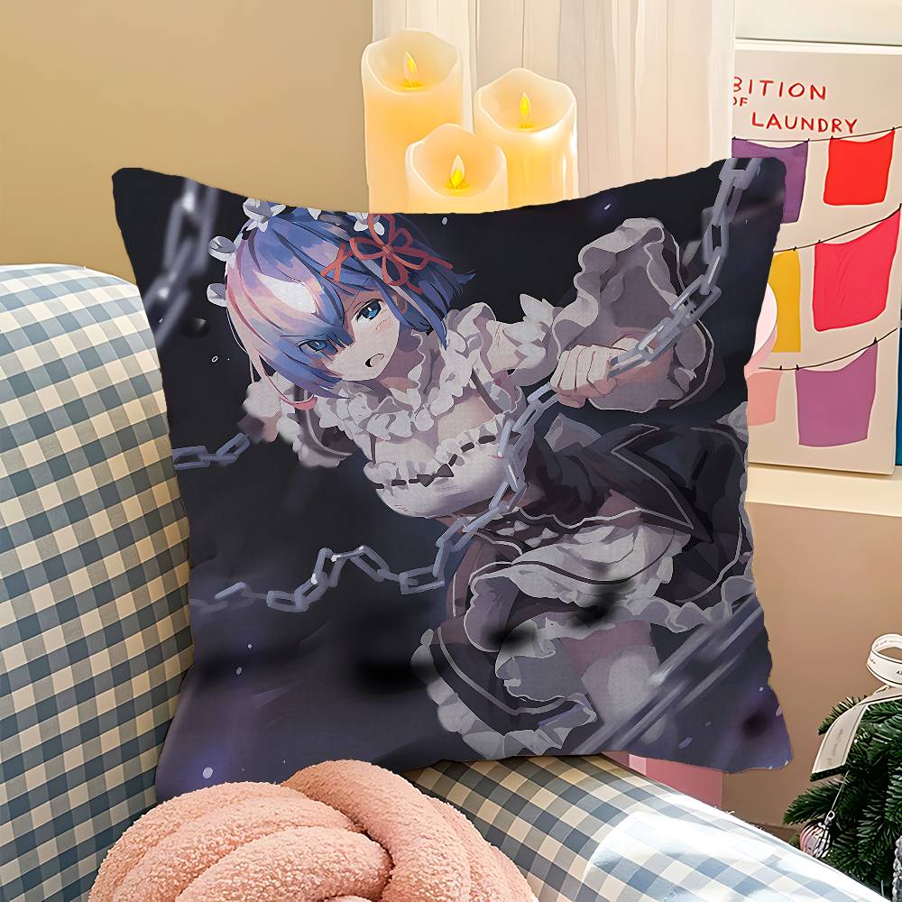 Re Zero Аниме Кленовый Дизайн Наволочка Счастливый Осенний Урожай Декор Праздничный Декораци Наволочка