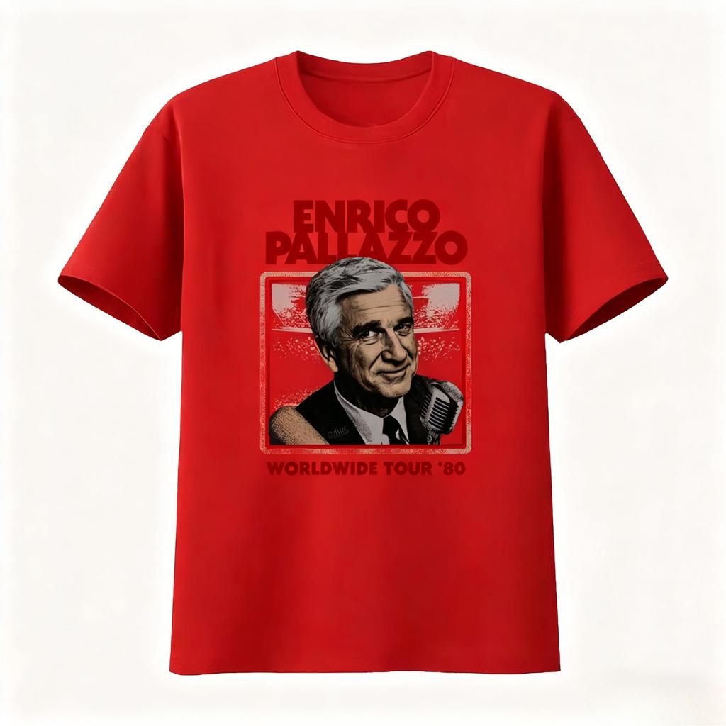 Enrico Pallazzo Worldwide Tour 88 T Shirt Vintage Style Retro Design Perfect for Music Fans Unisexs Clothing Women Summer T Shirt