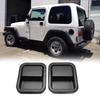 M31K-Metal Front Exterior Door Handle Set Full Door Type 55176382AE 55176383AE for 1987-2006 Jeep Wrangler TJ L YJ
