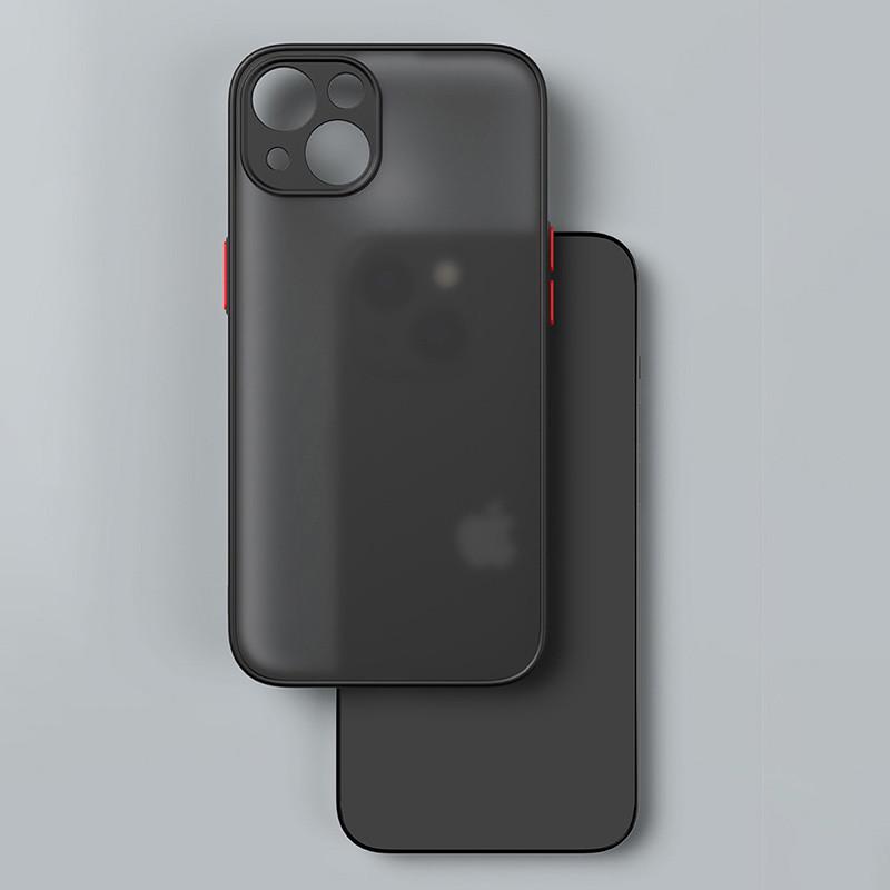Полупрозрачный матовый чехол для iPhone 17 16 15 14 13 12 11 Pro Max X XR Xs SE 2022 2020 7 8 Plus 6 6s 13 Mini Чехол-накладка Броня Бампер Ударопрочный