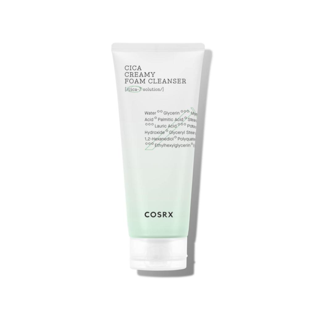 COSRX Pure Fit Cica Creamy Foam Cleanser, 5.07 Fl Oz / 150ml / Korean Skin Care, Animal Testing Free