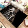 Cartoon French Pit Bull Dog Pet Area Rug,Carpet Rug for Home Living Room Children Bedroom Sofa Doormat Decor,Non-slip Floor Mat