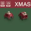 80Retros x HMX XMAS Switch линейный 40г HMX P3 PA66 T2 3.8MM Кастомные переключатели Глубокий голос Ретро Художественный Механическая клавиатура Переключатель