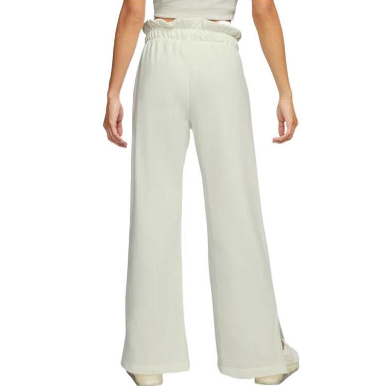 Nike Casual Pants Women's White Moderate Straight Fit Pants DQ6169-133