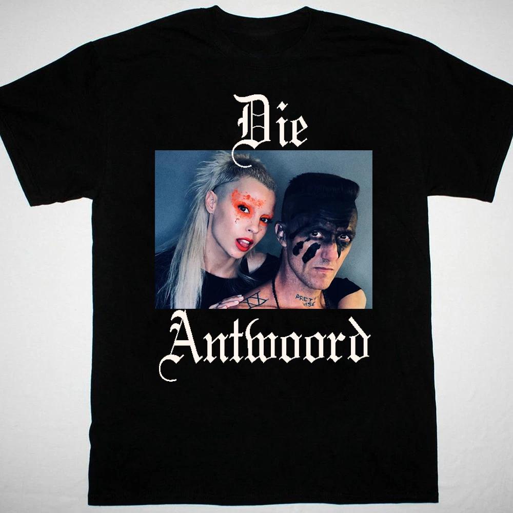 Men's and Women's T-shirts HOT NEW Die Antwoord band black short sleeve All sizes