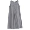 Summer Literary Plus Size Loose Casual Sleeveless Vest Medium Long Dress for Women Casual Dresses