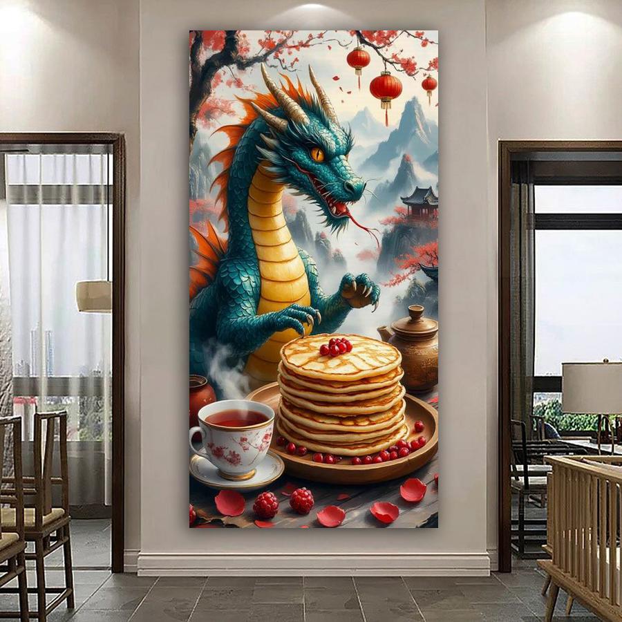 Dragon Bird Cat Owl Large Size Diamond Painting New Collection Animals Diy Full Square Round Drill Rhinestone Embroidery Mosaic Cross Stitch Kits