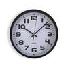 Black Kitchen Clock 25 Cm