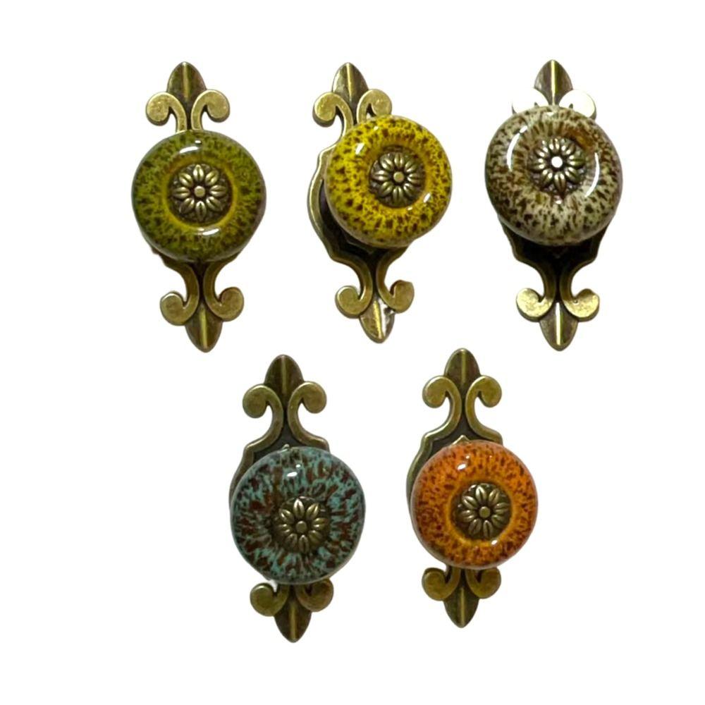 Ceramic Door Knob Ethnic Style Drawer Knobs Fashion Ceramic Knob  Cabinet