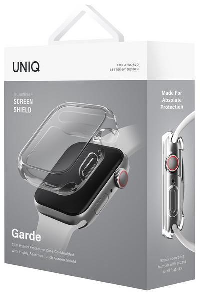 Uniq garde case for apple watch 45mm transparent uniq-45mm-garclr