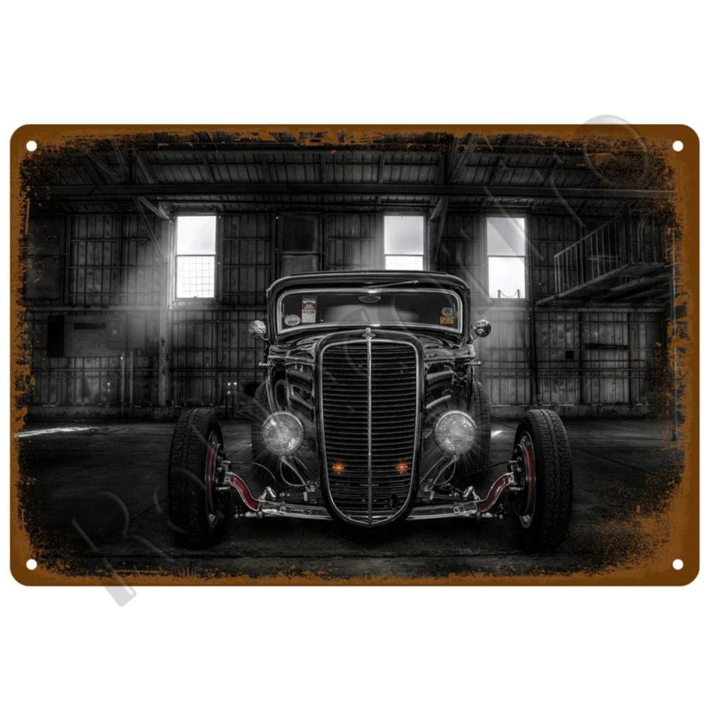 Металлическая табличка для мотоциклетного гаража, настенный декор, 20x30 см