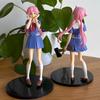 2 Стиля Аниме Фигурка Mirai Nikki Гасай Юно 17см Розовые Волосы Школьный Костюм Красивая Девушка ПВХ Модель Милые Периферийные Подарки Игрушка Кукла